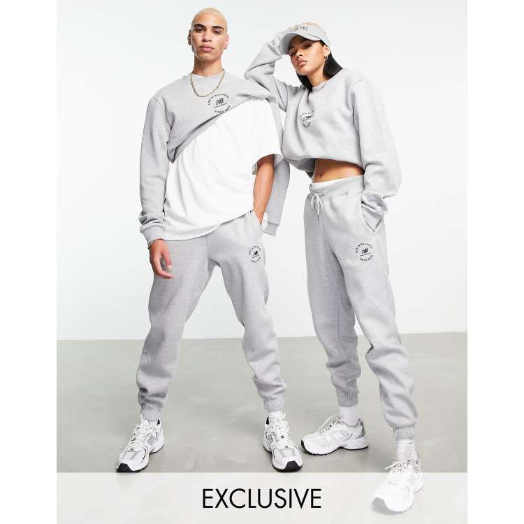 New Balance unisex life in balance joggers in grey