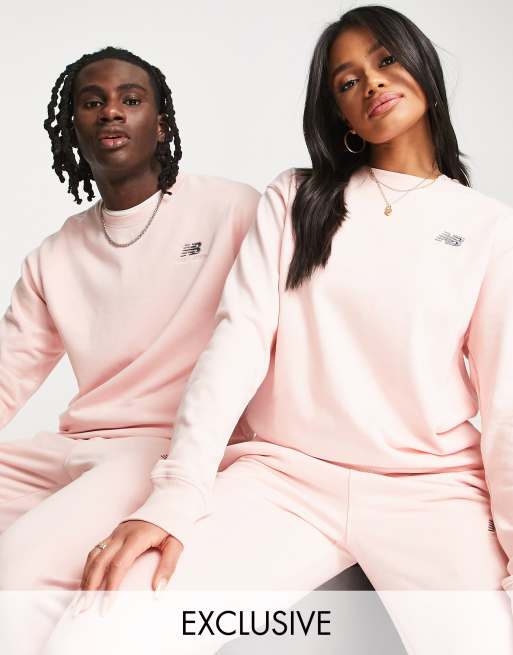 New balance store pink sweatshirt