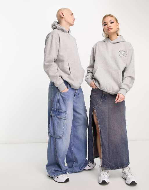 New Balance Unisex runners club sweatpants in gray - Exclusive to ASOS