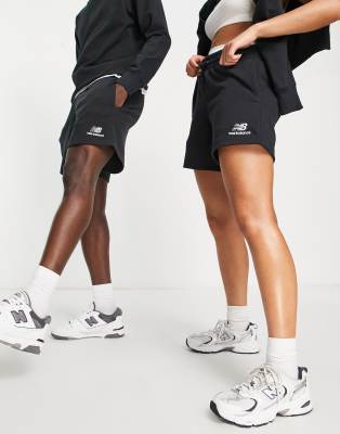 New Balance unisex shorts in black