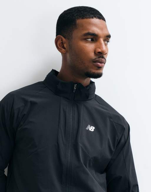 New Balance utility jack van stretchgeweven stof in zwart, 3 van 5