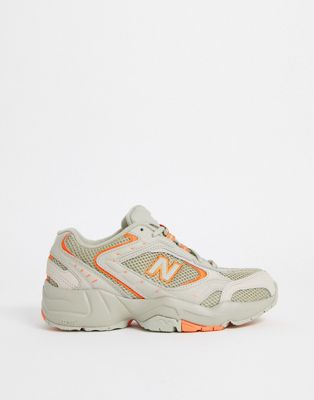 New Balance Utility Pack 452 sneakers in gray exclusive at ASOS | ASOS