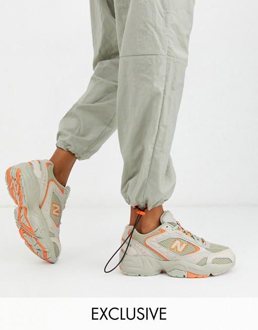 New Balance Utility Pack 452 trainers in grey exclusive at ASOS