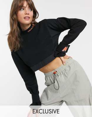 new balance cropped hoodie