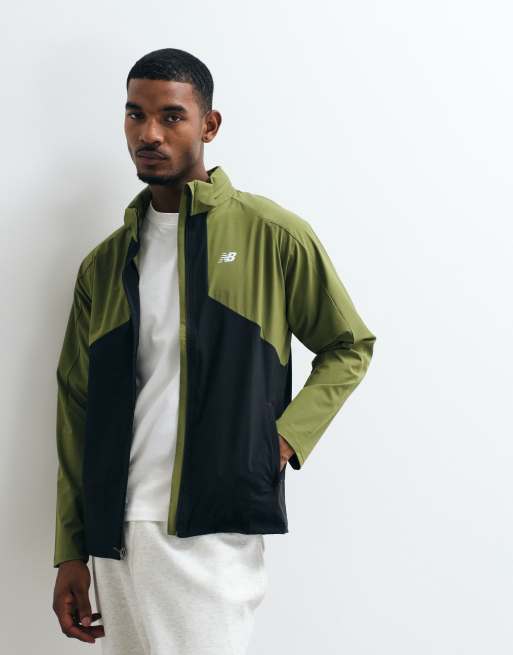 New Balance Utility stretch woven jacket in sport green, 2 of 5