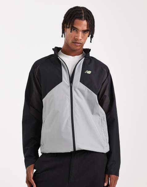 New Balance Utility woven jacket in black - view 1