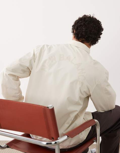 New Balance - Veste d'entraîneur légère - Beige - view 1