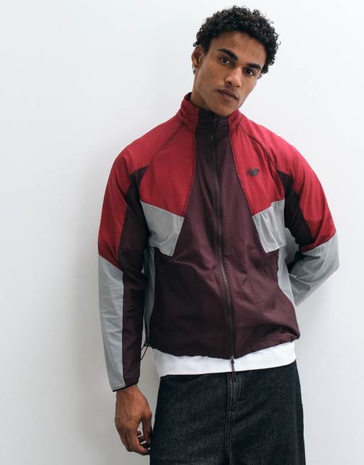 New Balance veste Rc en cuir cerise, 3 de 5