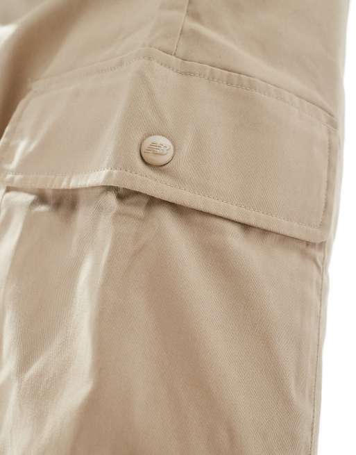 New Balance - VIP - Pantalon de jogging cargo en sergé - Beige, 3 de 5