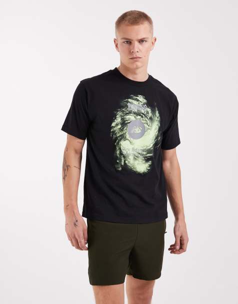 New Balance – Vortex – Funktions-T-Shirt in Schwarz - view 1