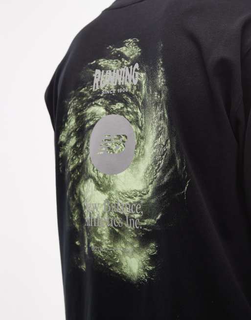 New Balance – Vortex – Svart t-shirt med långa ärmar, 5 av 5