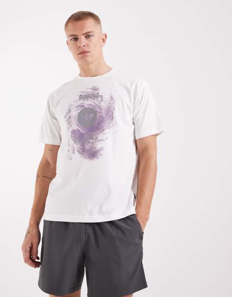 New Balance - Vortex - T-shirt tecnica bianca - view 1