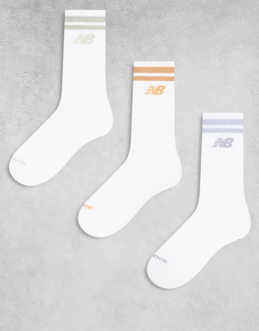 New Balance – Wadenlange Socken in verschiedenen Farben im 3er-Pack