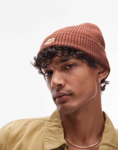 New Balance Watchman beanie in brown - view 1