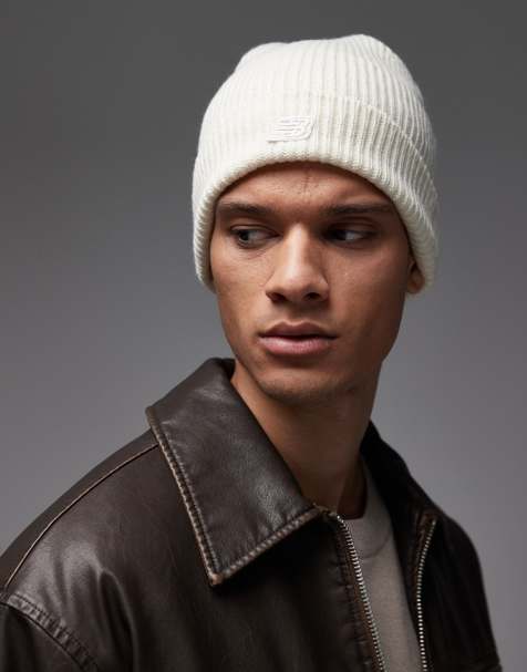 New Balance – Watchman – Beżowa czapka beanie - view 1