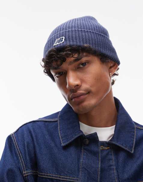 New Balance – Watchman – Strickmütze in Marineblau - view 1