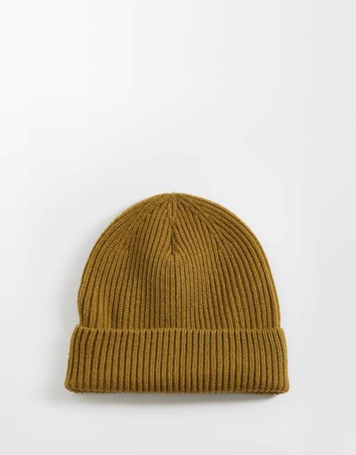 New Balance winter watchman beanie V3 in dark beige, 3 of 3