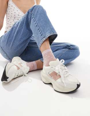  WRPD trainers in off white and maroon