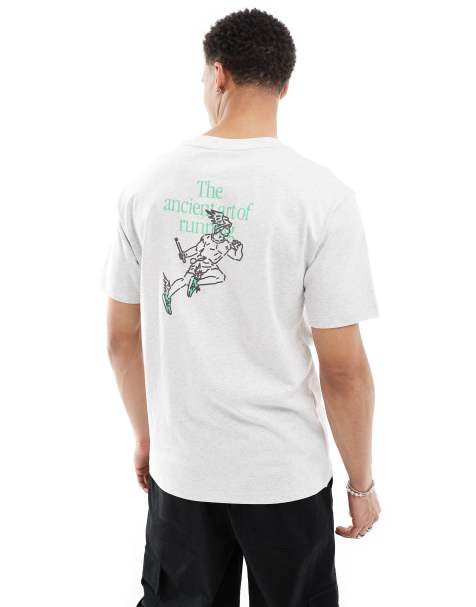 New Balance X Debut Baton - T-shirt in grijs - view 1