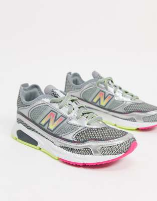 new balance silver shoes