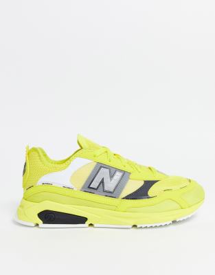 new balance x racer yellow men's