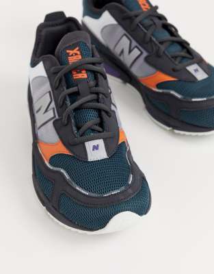 new balance x racer blue black