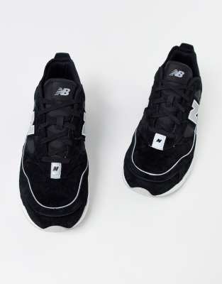 new balance black white