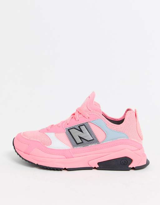 New Balance X Racer trainers in neon pink