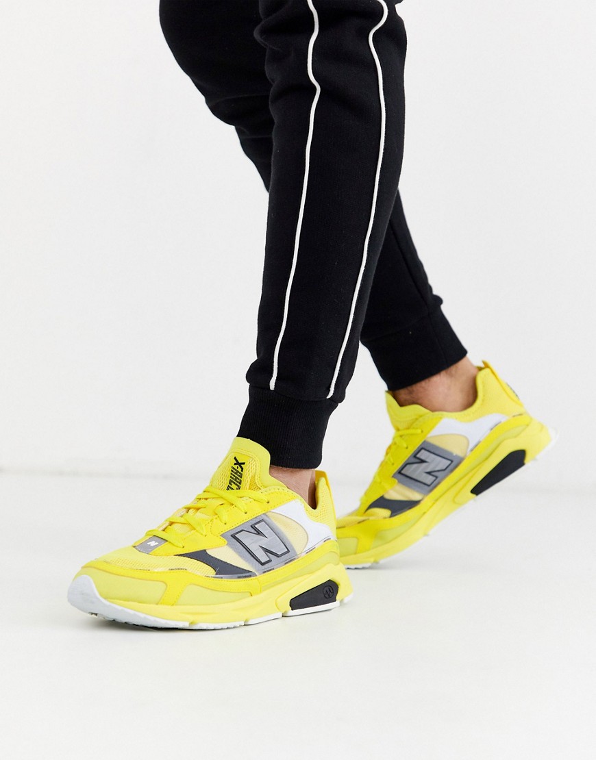 New Balance X Racer trainers in yellow