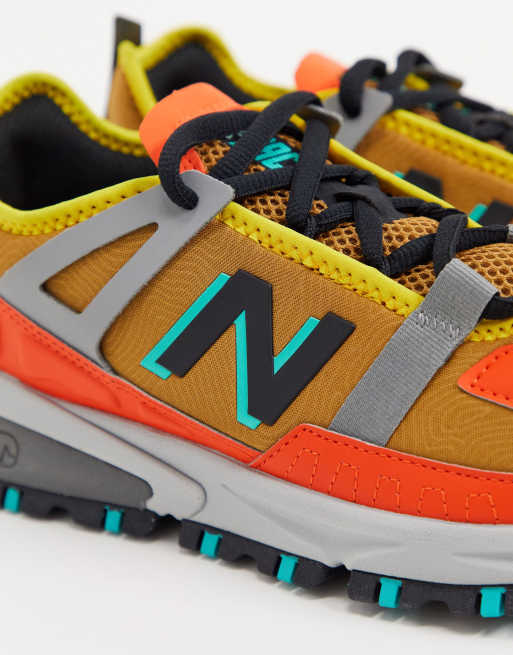 New Balance X Racer Utility trainers in yellow