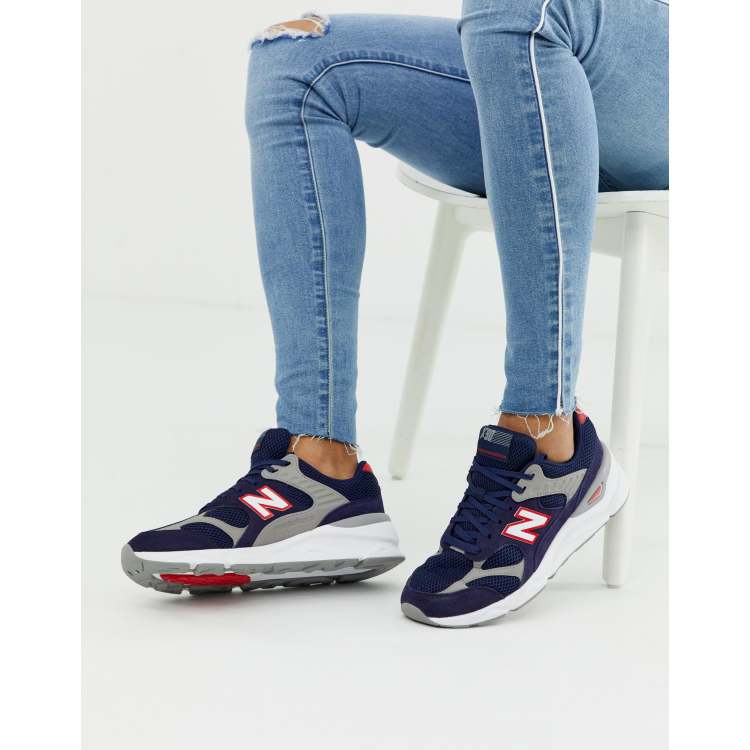 New balance x90 store enfant bleu