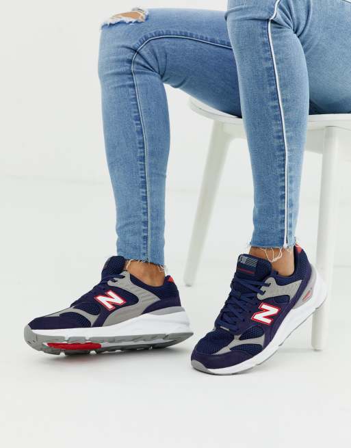 New balance clearance x90 azul marinho