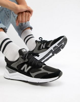 New Balance X90 trainers in black 