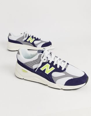 new balance x90 trainers in white