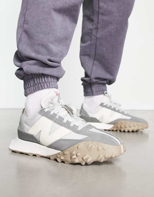 New Balance XC72 sneakers in grey and off white