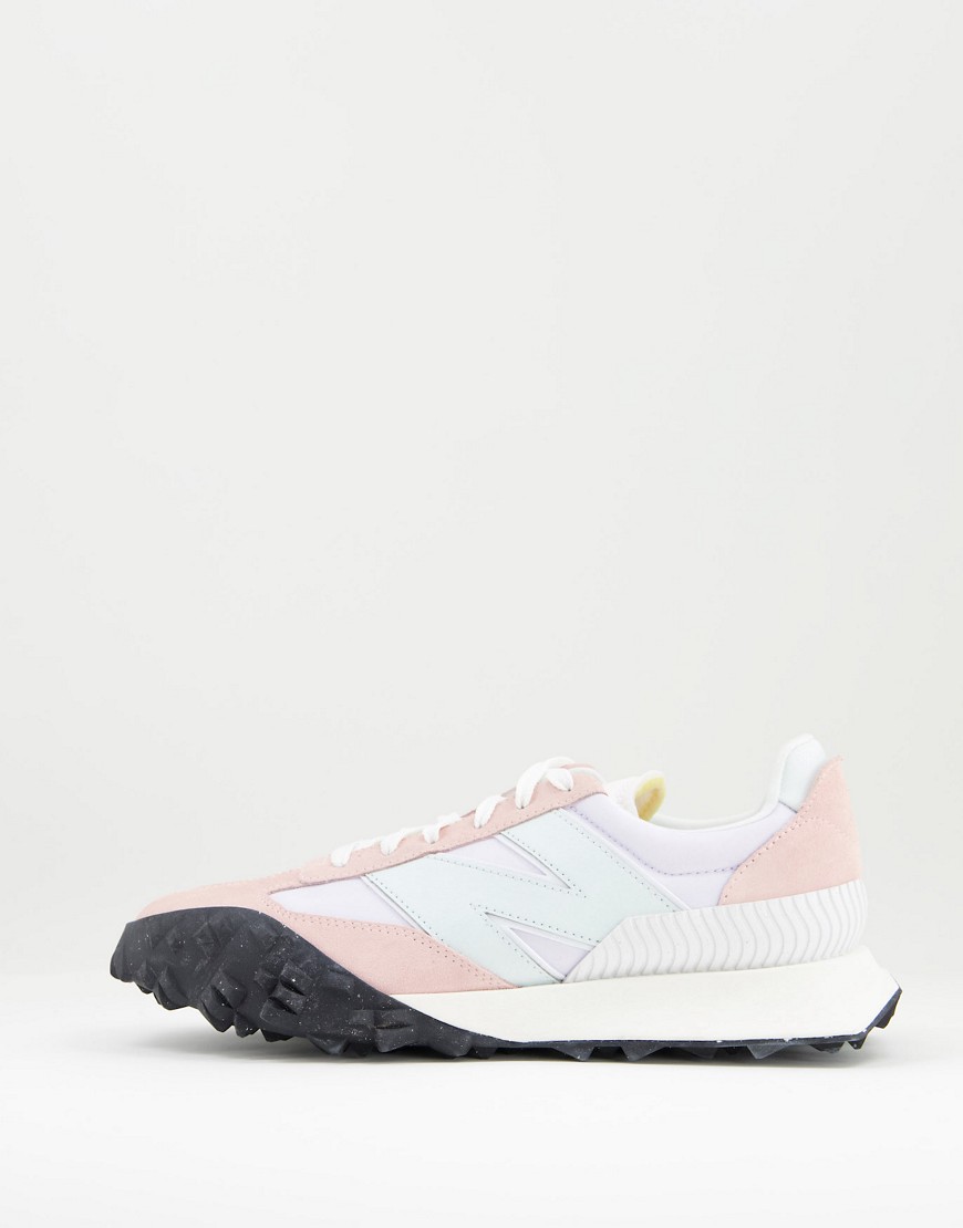 new balance xc72 trainers in pink and lilac