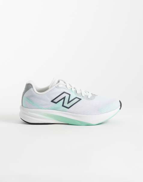 New Balance - zapatillas de running Flite-R en blanco y verde menta - view 1