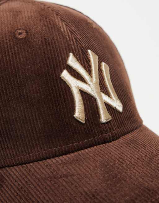 New Era – 39Thirty New York Yankees – Kappe aus Cord in Braun, 4 von 4