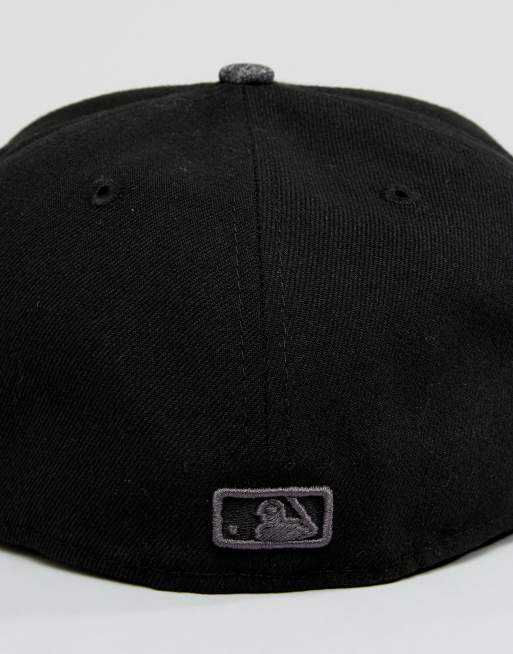 New Era - 59Fifty - Cappellino aderente grafite con logo "NY" degli Yankees, 3 di 4