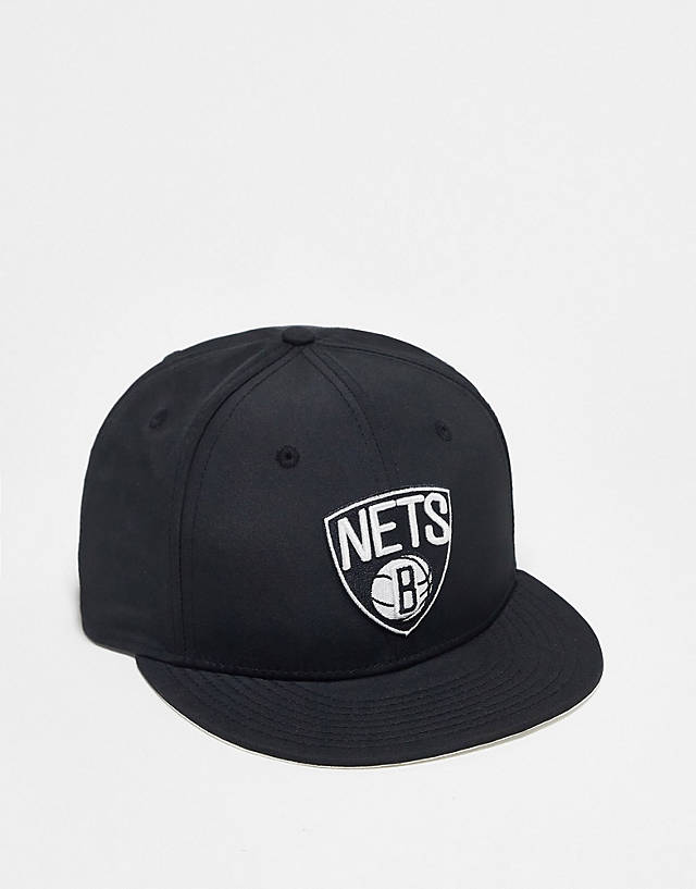 New Era - 9fifty brooklyn nets neon logo cap in black