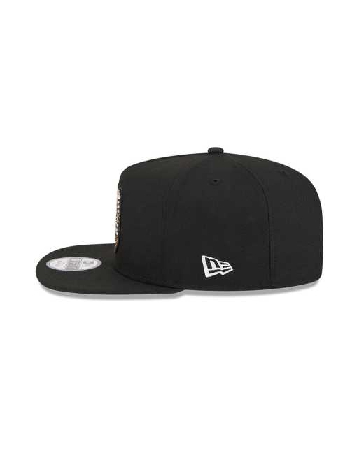 New Era - 9fifty Chicago Bulls - Pet met monogram in zwart, 6 van 6