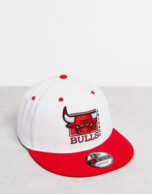 New Era 9Fifty Chicago Bulls snapback cap in white