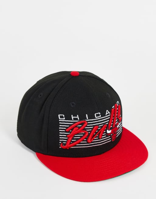 New Era 9Fifty Chicago Bulls snapback cap in black