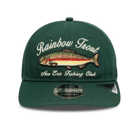 New Era 9fifty fishing graphic cap in green - view 1