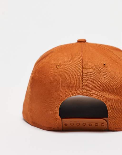 New Era - 9Fifty LA Dodgers - Cappellino con allacciatura snapback arancione bruciato, 4 di 4