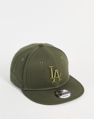 New Era 9Fifty LA Dodgers snapback cap in khaki