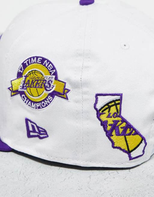 LA Lakers All Over Patch White 9FIFTY