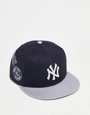 New Era 9Fifty New York Yankees all over patch cap in navy