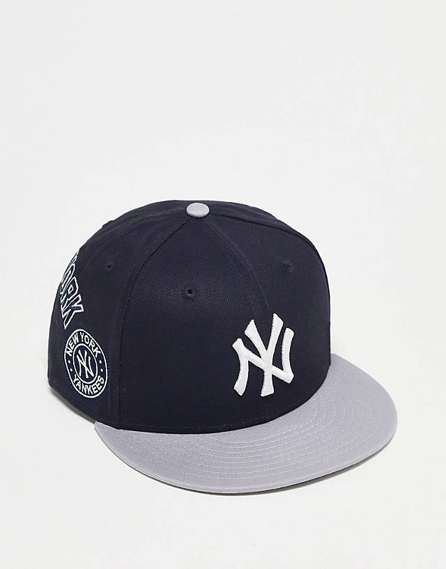 New Era - 9fifty new york yankees all over patch cap in navy