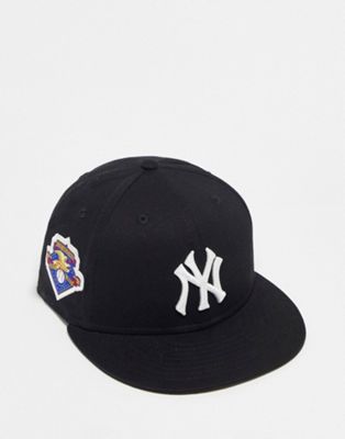 New Era 9Fifty New York Yankees cooperstown patch cap in black